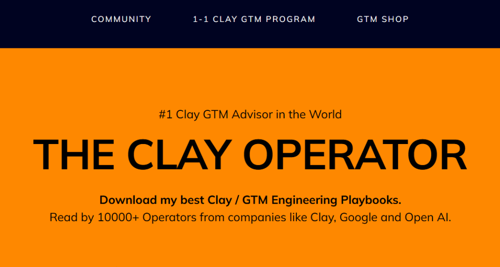 Clay Operator X