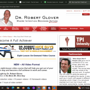 Robert Glover – Nice Guys Don’t Finish Last