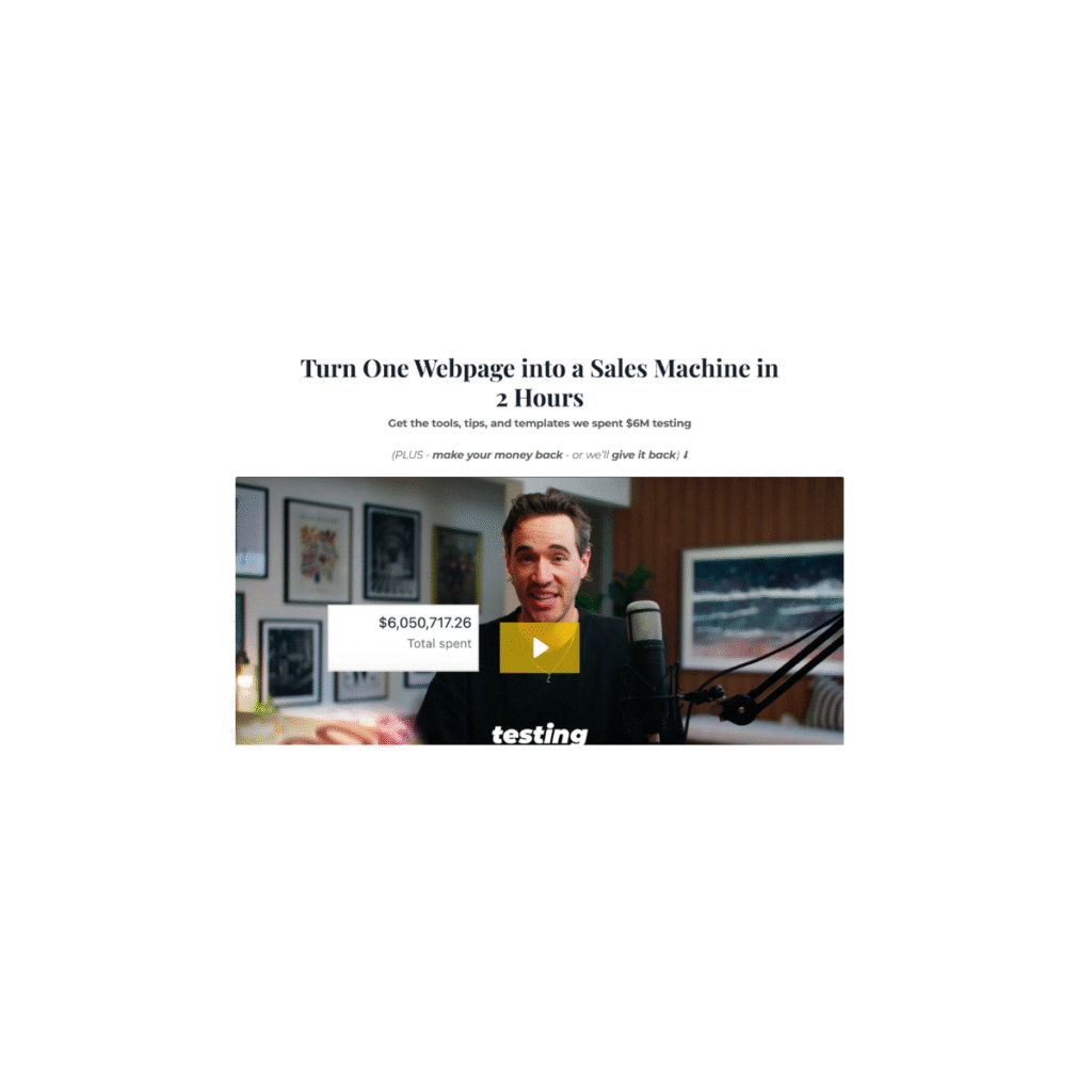 One Peak Creative – The $1M Landing Page Blueprint plus