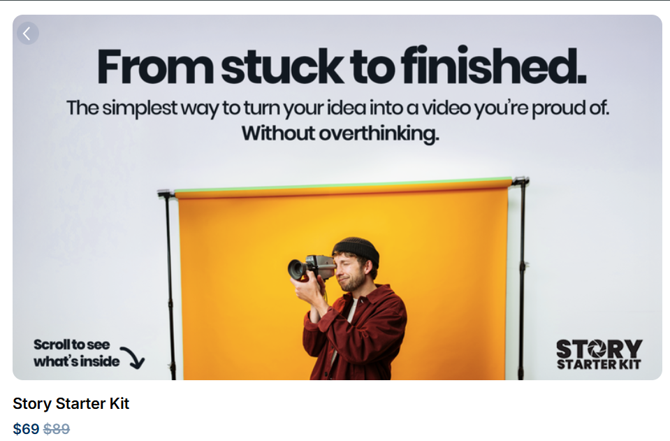 Tim Runia – Story Starter Kit