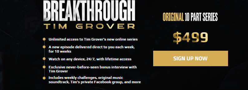 Tim Grover – Breakthrough